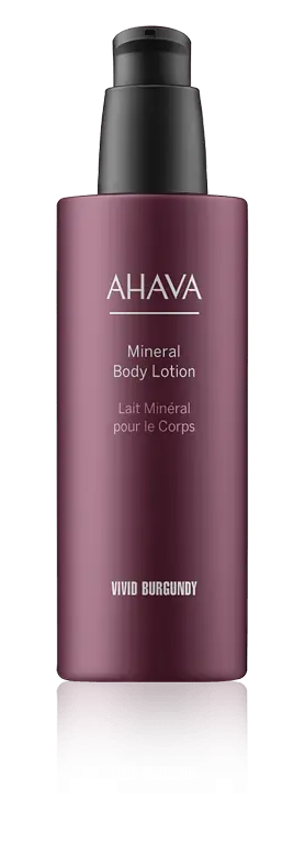 AHAVA Vivid Burgundy Mineral Body Lotion (250 ml) Neu Im Sortiment