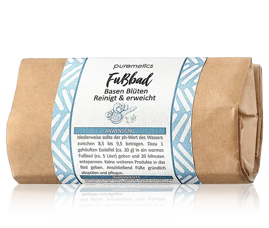 Angebot puremetics Körperpflege Fußbad Basen-Blüten (100 g)