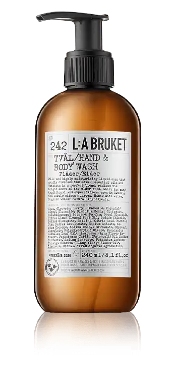 L:A BRUKET Cleansing 242 Hand & Body Wash Elder (240 ml) Finale Aktion