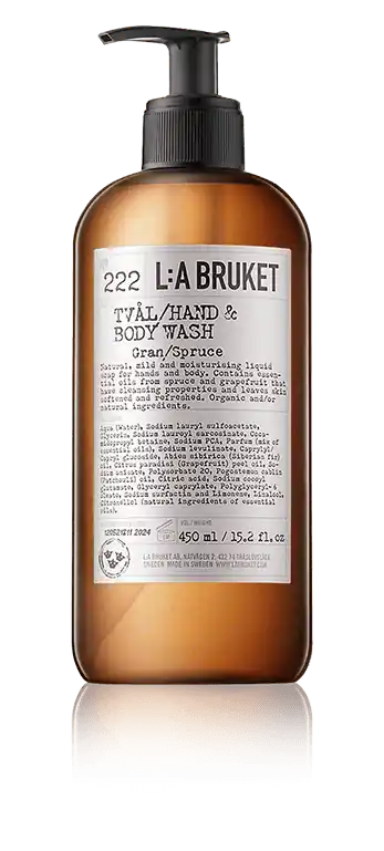 L:A BRUKET Cleansing 222 Hand & Body Wash Spruce (450 ml) Jetzt Zugreifen