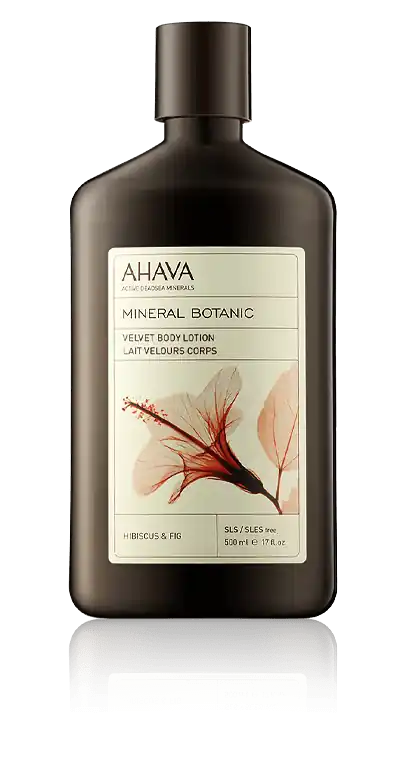 AHAVA Mineral Botanic Velvet Body Lotion Hibiscus and Fig (500 ml) Top-Qualität