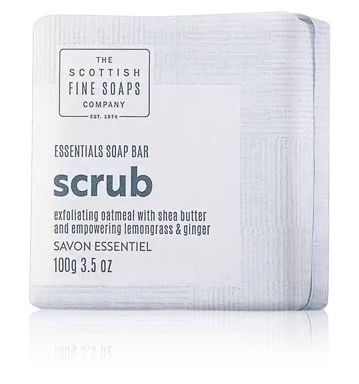 Scottish Fine Soaps Essentials Soap Bar Scrub (100 g) Preisreduziert