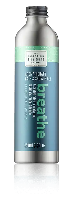 Scottish Fine Soaps Aromatherapy Bath & Shower Gel Breathe (250 ml) Top-Seller