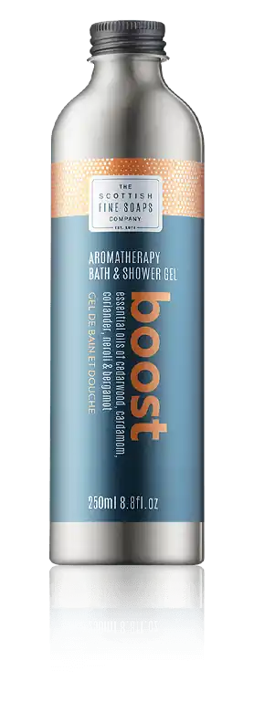 Scottish Fine Soaps Aromatherapy Bath & Shower Gel Boost (250 ml) Kracherpreis