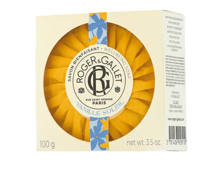 Roger & Gallet Vanille Soleil Wellbeing Soap (100 g) Preisreduziert
