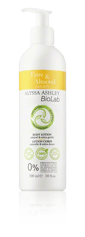 Geld-Zurück-Garantie Alyssa Ashley BioLab Tiare & Almond Body Lotion (300 ml)