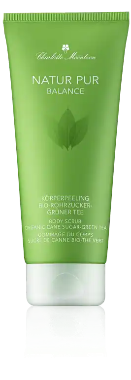 Kostenloser Versand Charlotte Meentzen Natur Pur Balance Körperpeeling Bio-Rohrzucker-Grüner Tee (200 ml)