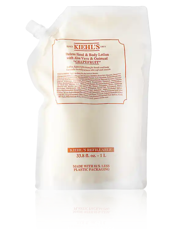 Handgefertigt Kiehl's Body Care Deluxe Hand & Body Lotion "Grapefruit" Refill (1000 ml)