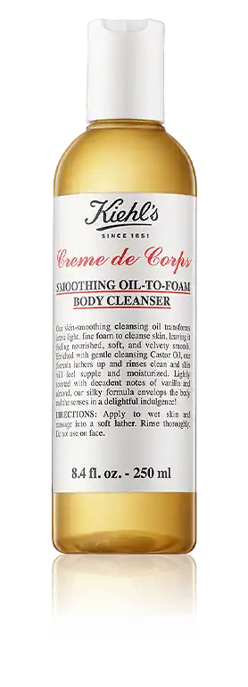 Premium Kiehl's Creme de Corps Smoothing Oil-to-Foam Body Cleanser (250 ml)