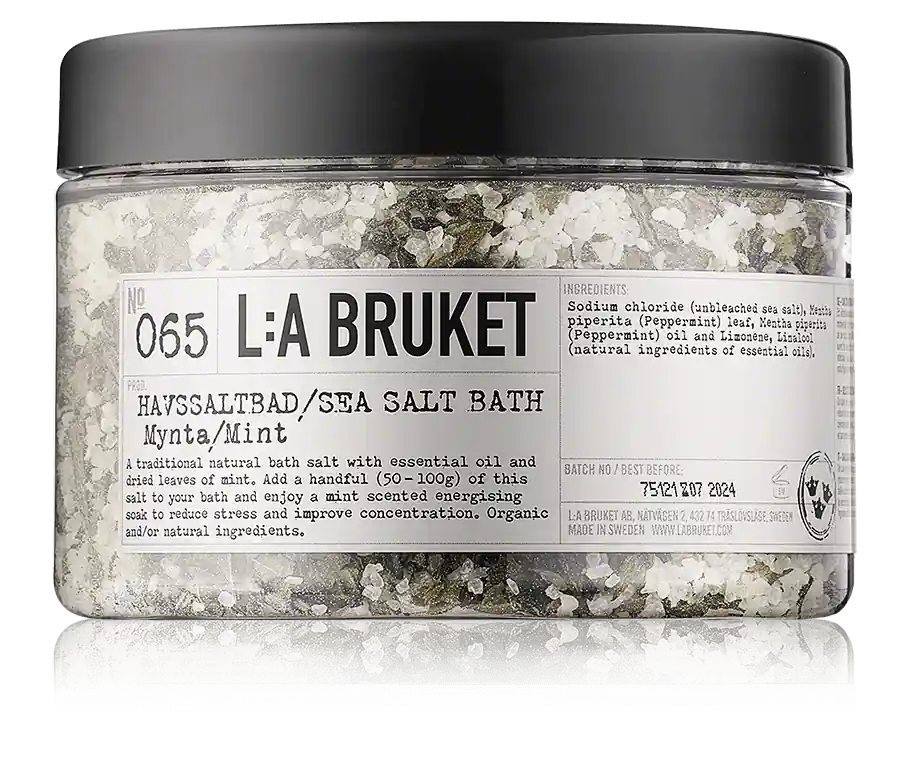 Geld-Zurück-Garantie L:A BRUKET Cleansing 065 Sea Salt Bath Mint (450 g)