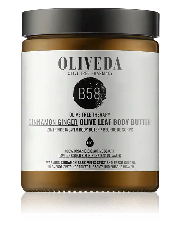 Jetzt Bestellen Oliveda Body Care B58 Olive Leaf Body Butter Cinnamon Ginger (180 ml)