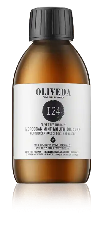 Oliveda Inside Care I24 Mouth Oil Cure Moroccan Mint (200 ml) Direktkauf