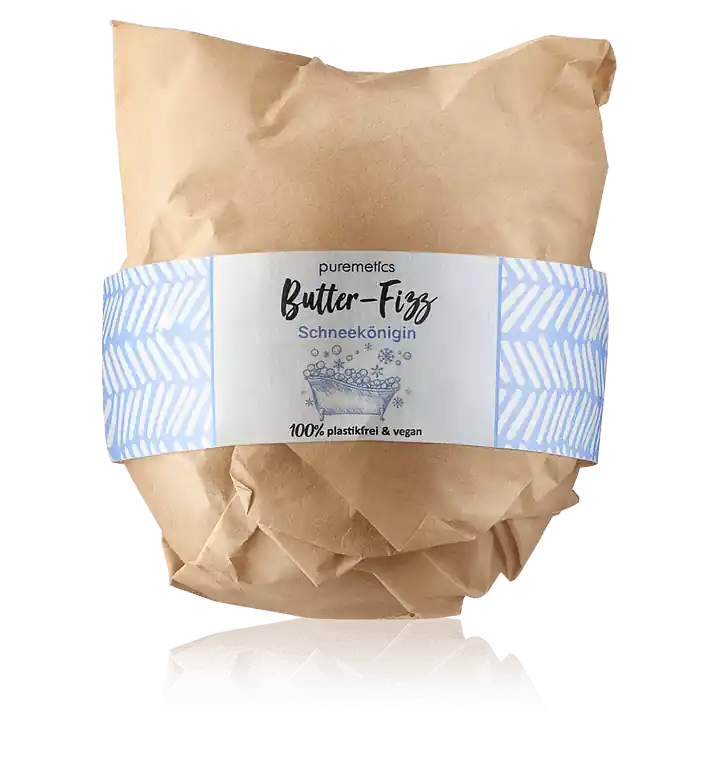 Preisreduziert puremetics Körperpflege Butter-Fizz Badebombe Schneekönigin (220 g)