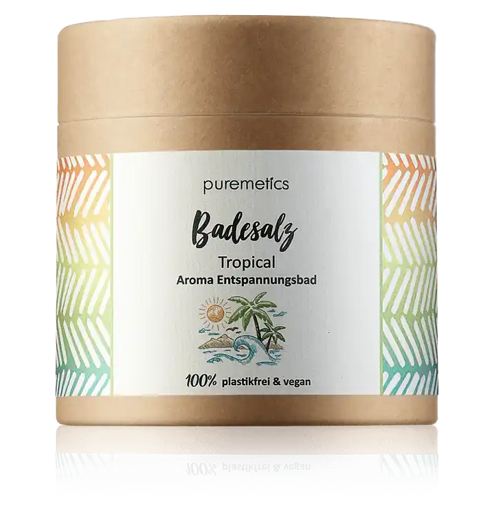 Ausverkauf puremetics Körperpflege Badesalz Tropical (450 g)