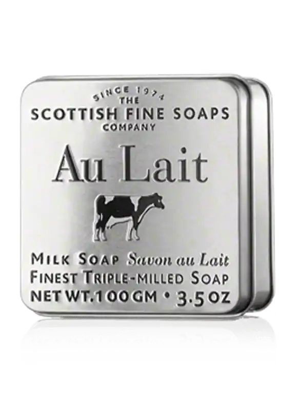 Scottish Fine Soaps Au Lait Milk Soap Tin (100 g) Solange Der Vorrat Reicht