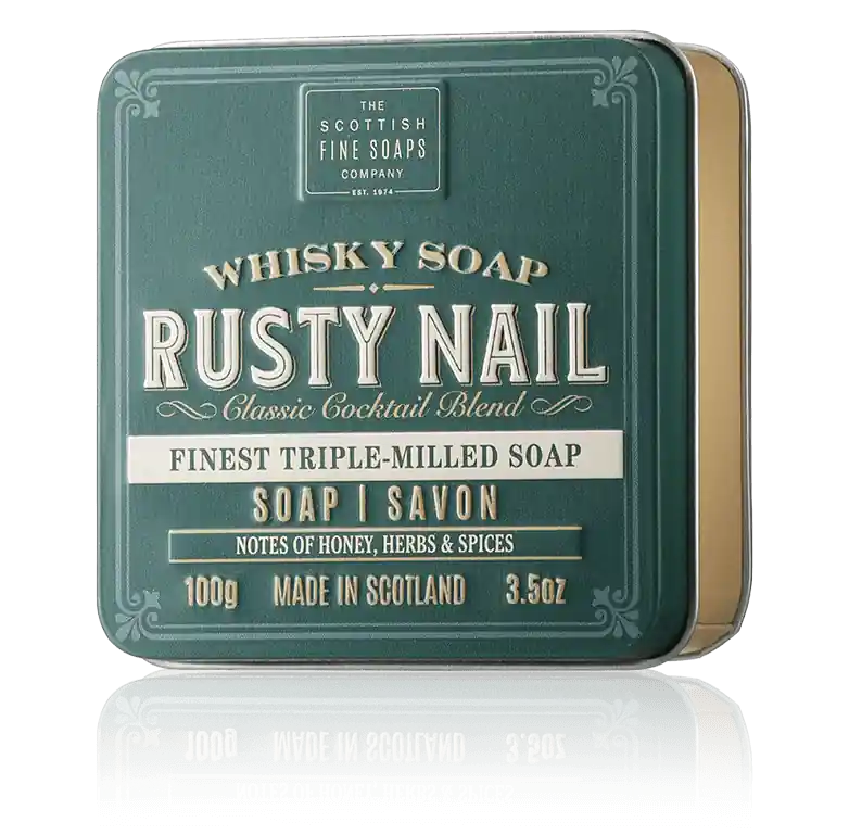 Abverkauf Scottish Fine Soaps Whisky Soap Rusty Nail in a Tin (100 g)