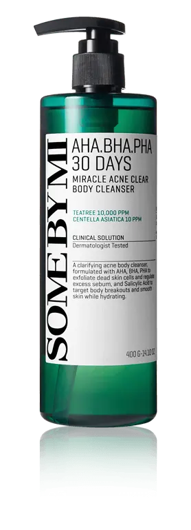 SOME BY MI AHA BHA PHA 30 Days Miracle Acne Clear Body Cleanser (400 ml) Meistverkauft