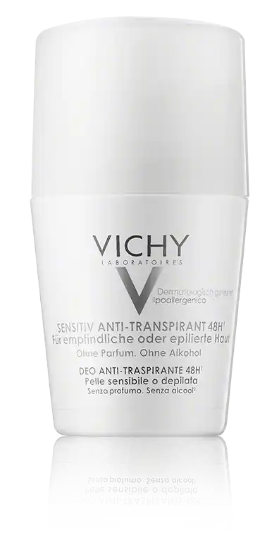 Vichy Deo 48H Soothing Anti-Perspirant - Sensitive or Depilated Skin (50 ml) Weltweiter Versand