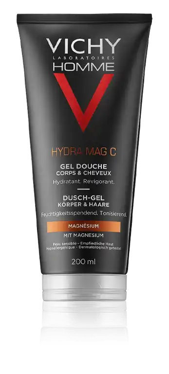 Gratis Versand Vichy Homme Hydra Mag C Body & Hair Shower Gel (200 ml)