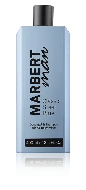 Markenware Marbert Man Classic Steel Blue Hair & Body Wash (400 ml)