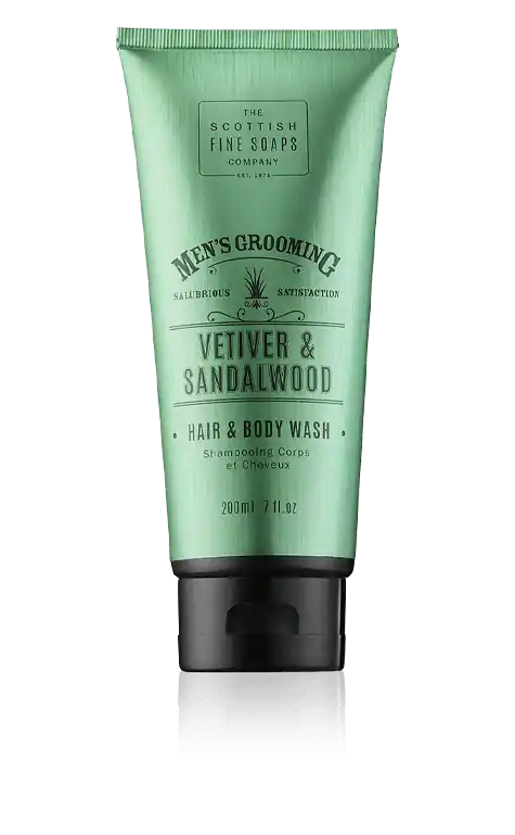 Im Trend Scottish Fine Soaps Men's Grooming Vetiver & Sandalwood Hair & Body Wash (200 ml)