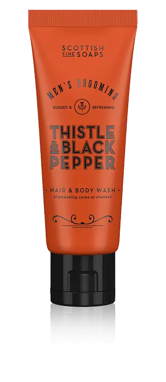 Bestpreis Scottish Fine Soaps Men's Grooming Thistle & Black Pepper Hair & Body Wash (75 ml)