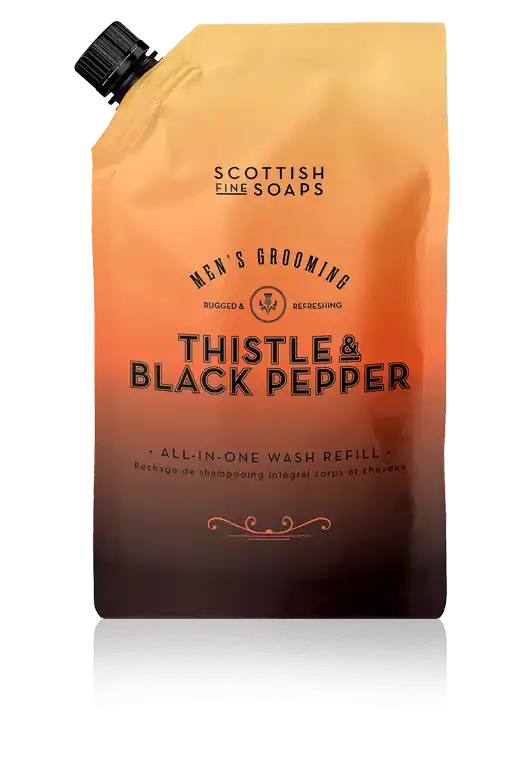 Sonderaktion Scottish Fine Soaps Men's Grooming Thistle & Black Pepper All-in-One-Wash Refill (1200 ml)