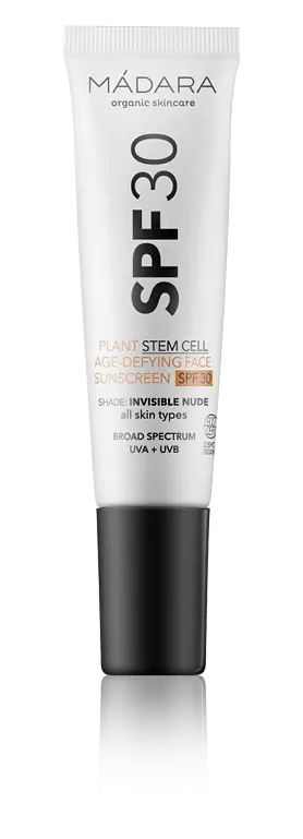 Highlight MÁDARA Sun Plant Stem Cell Age-Defying Face Sunscreen SPF 30 Invisible Nude (10 ml)