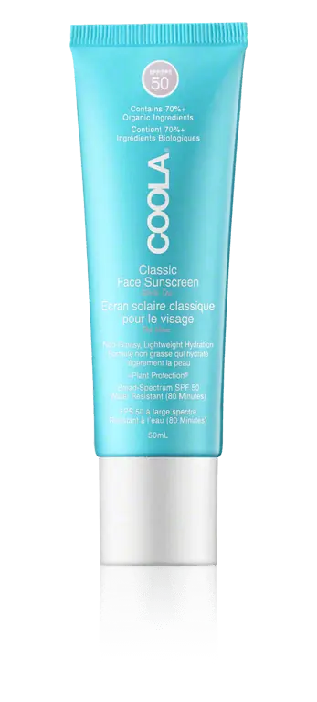 Coola Classic Collection Face Sunscreen White Tea SPF 50 (50 ml) Expressversand