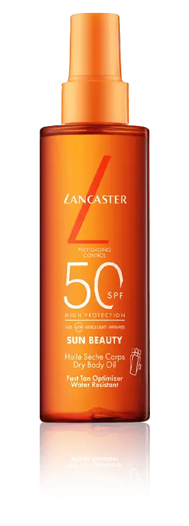 Lancaster Sun Beauty Satin Dry Oil Fast Tan Optimizer SPF 50 (150 ml) Markenware