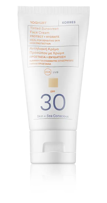 Wochenendangebot Korres Sun Care Yoghurt Tinted Sunscreen Face Cream SPF 30 (50 ml)