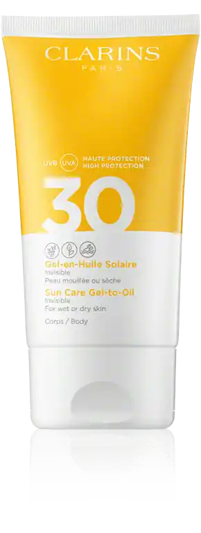 Clarins Sun Care Gel-en-Huile Solaire Corps SPF 30 (150 ml) Hochwertig