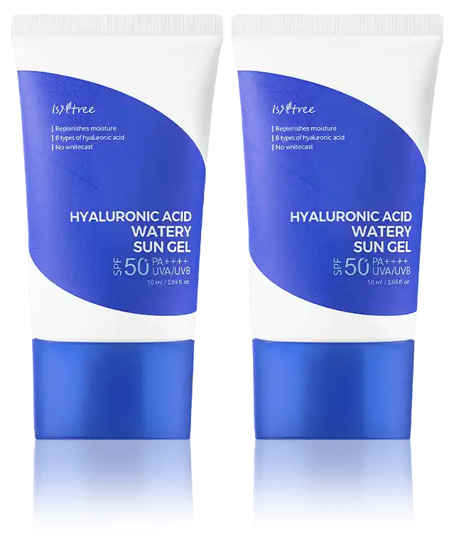 Isntree Hyaluronic Acid Watery Sun Gel SPF 50+ (2 x 50 ml) Geprüft