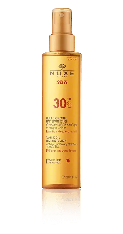 Nuxe Sun Huile Bronzante Haute Protection SPF 30 (150 ml) Original