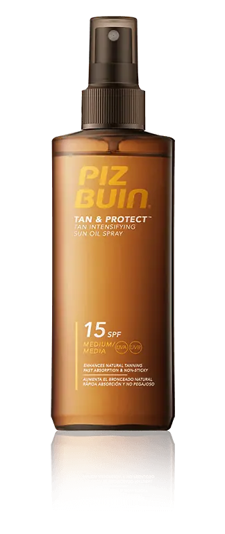 Sale Piz Buin Tan & Protect Classic Tan Intensifying Sun Oil Spray SPF 15 (150 ml)