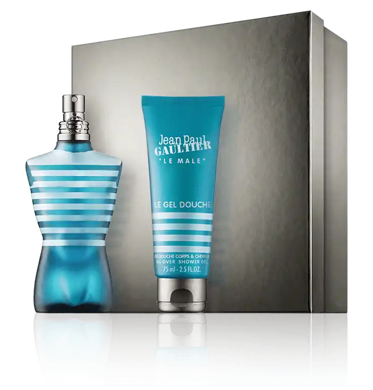 Hochwertig Jean Paul Gaultier Le Male 75 ml EdT Set mit Shower Gel