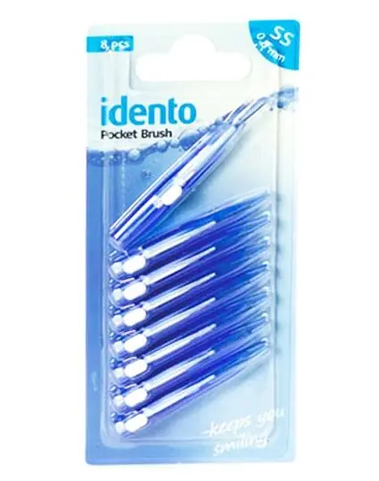 Neue Ware Idento Pocket Brush 8 X 0,8mm (Blå)