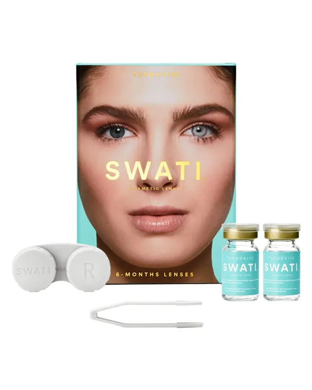 Kracherpreis SWATI Cosmetics Swati 6-Monats-Kontaktlinsen Turquoise