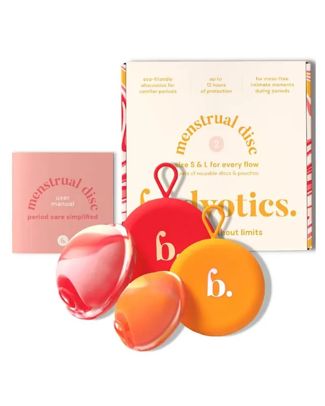 Bodyotics Comfydisc With Ring Two Reusable Menstrual Discs & Pouches Jetzt Kaufen