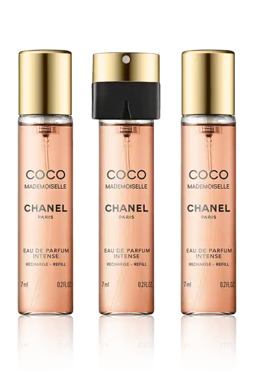Chanel Coco Mademoiselle Eau de Parfum Intense Mini Twist & Spray Refill (3 x 7 ml) Abverkauf