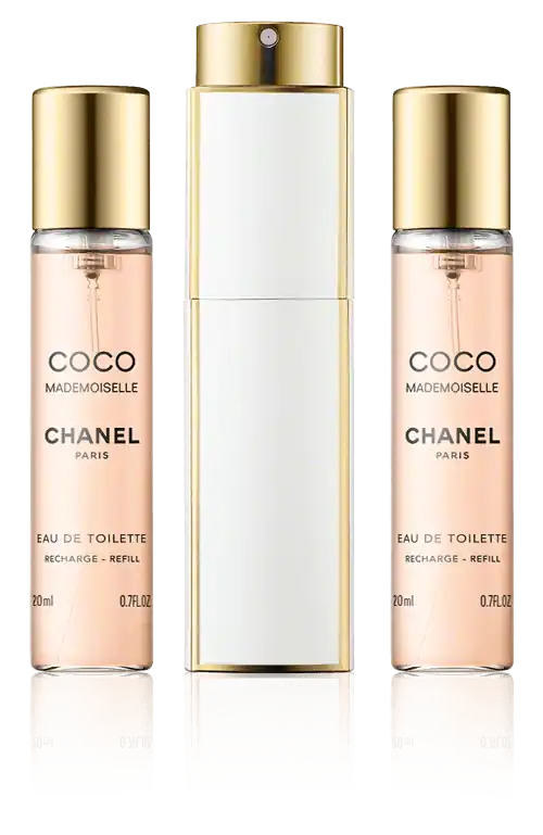 Neue Kollektion Chanel Coco Mademoiselle EdT Taschenspray (nachfüllbar) (3 x 20 ml)