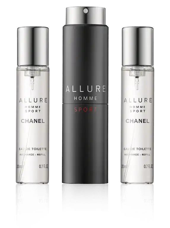 Chanel Allure Homme Sport EdT Taschenspray (nachfüllbar) (3 x 20 ml) Highlight