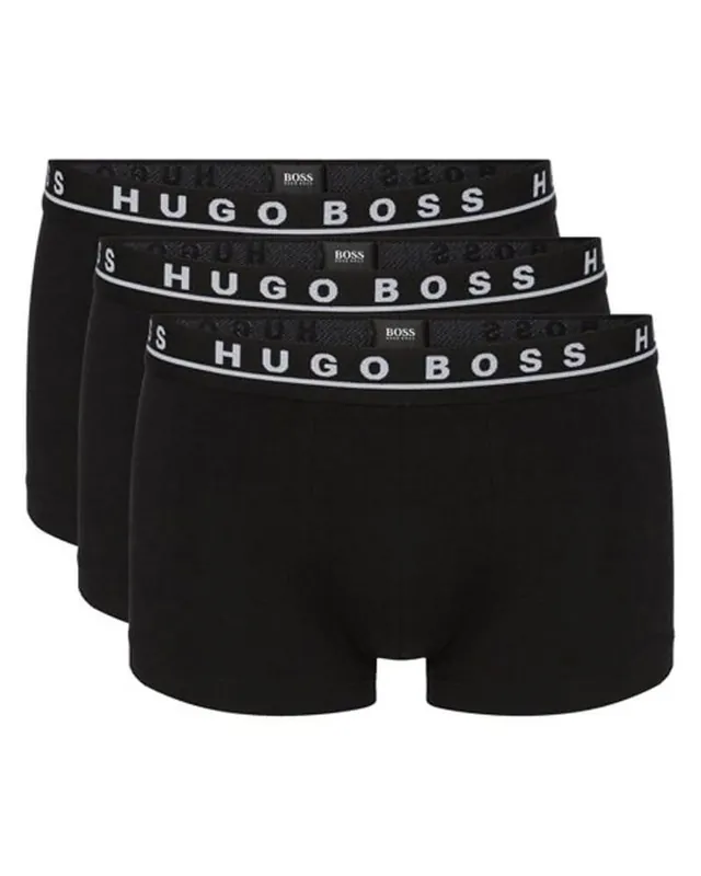 Sonderangebot Hugo Boss 3er-Pack Boxer Trunks Schwarz (Gr. S)