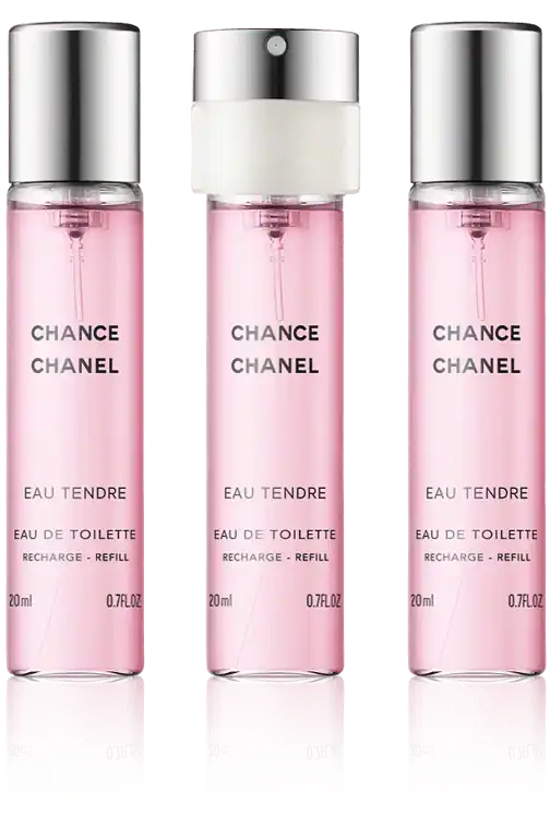 Chanel Chance Eau Tendre Nachfüllung EdT Taschenspray (3 x 20 ml) Nur Heute