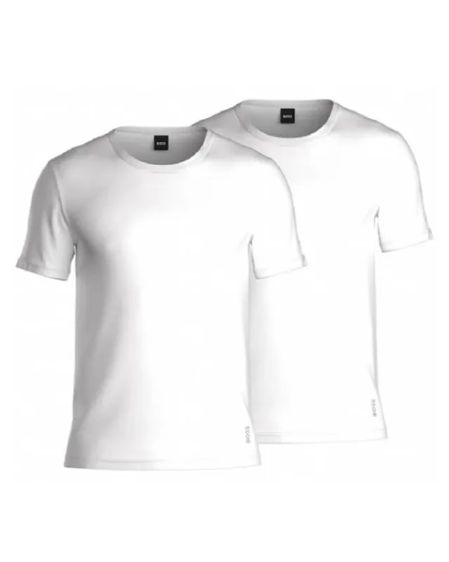 Saisonangebot Hugo Boss Boss Hugo Boss 2-pack T-Shirt White - Size M