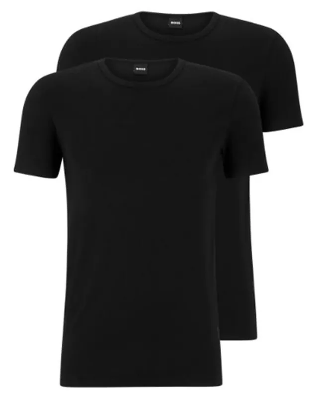 Sonderangebot Hugo Boss Boss Hugo Boss 2-pack T-Shirt Black - Size L