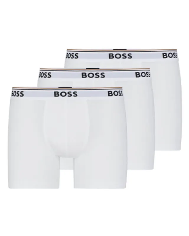 Hugo Boss 3-pack Boxer Brief White Small Online Kaufen