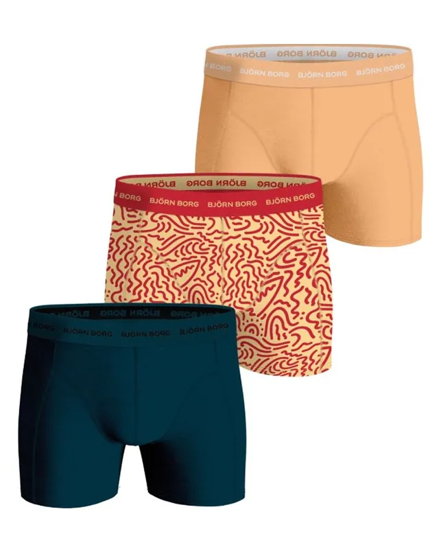 Angebot Björn Borg Cotton Stretch Shorts 3-pack Str. L