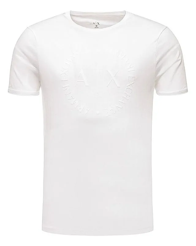 Preiswert Armani Exchange Men T-Shirt Hvid Str. XL