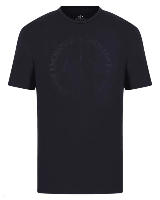 Armani Exchange Mann T-Shirt Marine XL Heißes Angebot